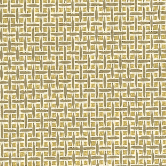 Osborne & Little W7930-01 Natural Wallcoverings Papyrus Gold - tapeta imitująca ręcznie tkany papier