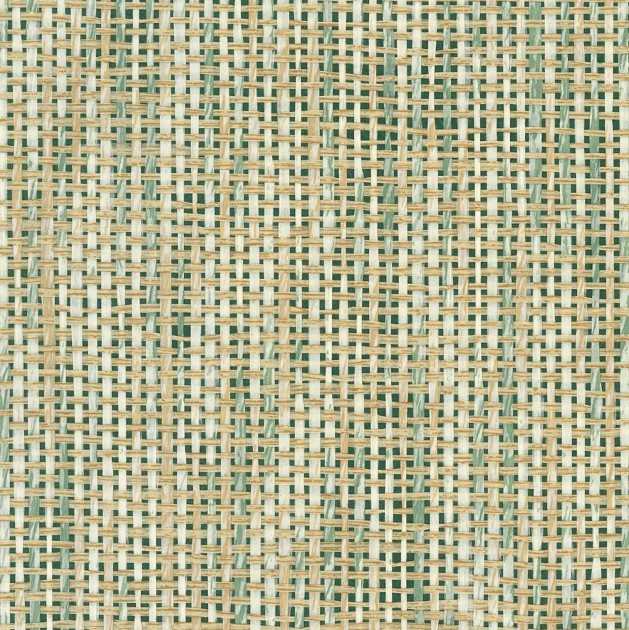 Osborne & Little W7930-08 Natural Wallcoverings Papyrus Celadon - tapeta imitująca ręcznie tkany papier