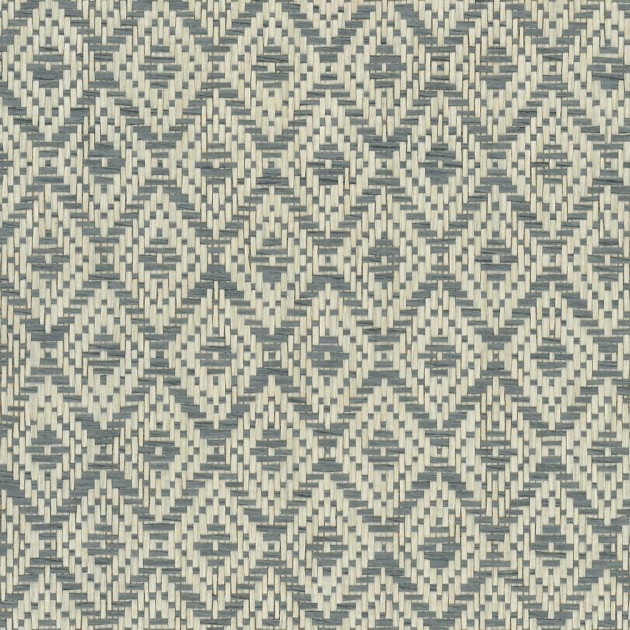 Osborne & Little W7930-11 Natural Wallcoverings Papyrus Airforce - tapeta imitująca ręcznie tkany papier