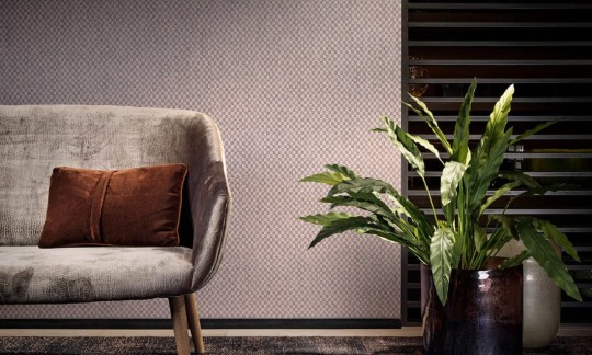 Arte 12062 Flamant Caractère Damier Bain de Boue - tapeta w szachownicę