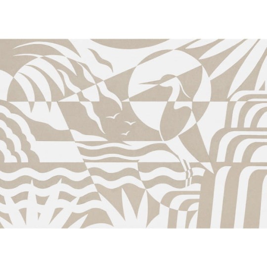 Les Dominotiers DOM4009 Art Deco Heliopolis - mural w czaple w stylu art deco