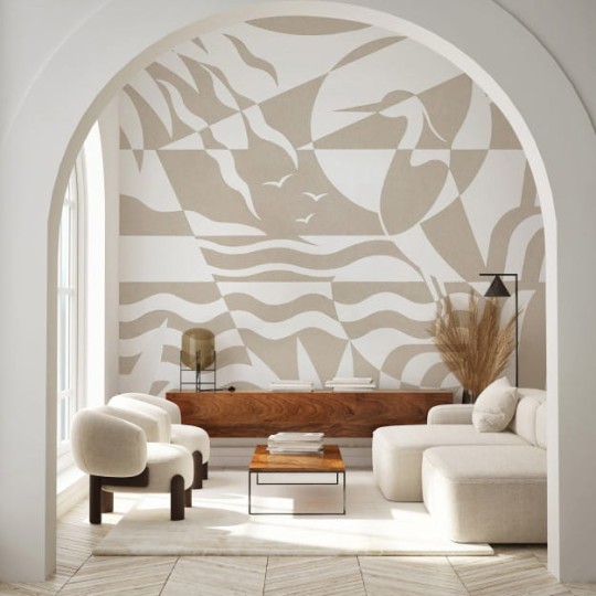 Les Dominotiers DOM4009 Art Deco Heliopolis - mural w czaple w stylu art deco