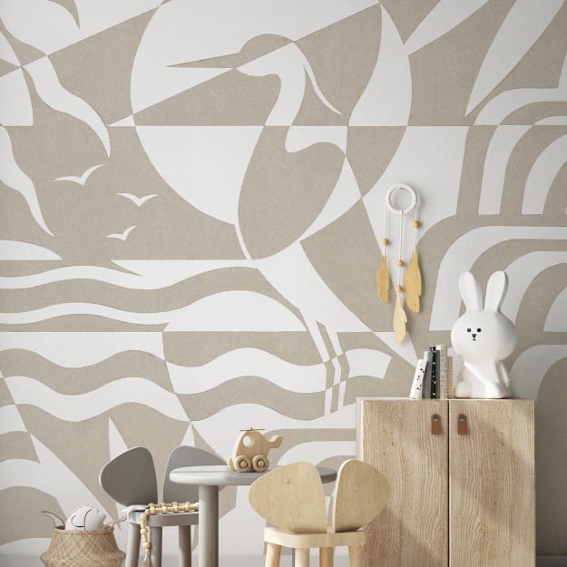 Les Dominotiers DOM4009 Art Deco Heliopolis - mural w czaple w stylu art deco