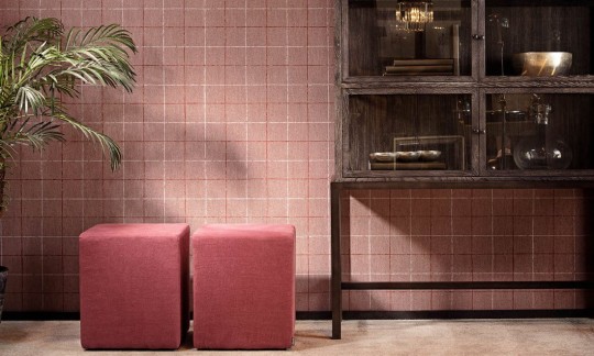 Arte 12073 Flamant Caractère Carreaux Bristol - tapeta w kratę