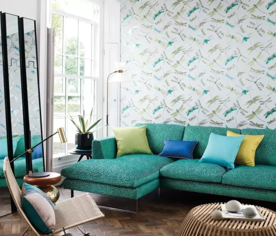 Osborne & Little W6650-01 The Wallpaper Collection Dragonfly Dance - tapeta w ważki