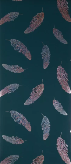Osborne & Little W7261-02 The Wallpaper Collection Adornado - tapeta w pióra