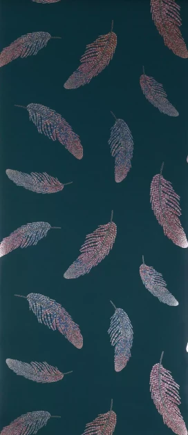 Osborne & Little W7261-02 The Wallpaper Collection Adornado - tapeta w pióra