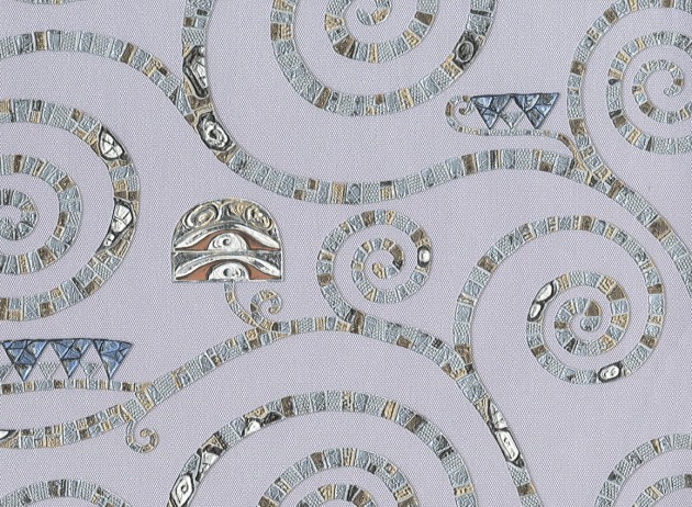 J&V 25601 Tribute to Gustav Klimt Stoclet - tapeta w abstrakcyjne linie w stylu Gustava Klimta