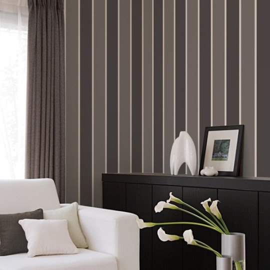 Galerie G67544 Smart Stripes 3 - tapeta w paski o jaśniejszych obramowaniach