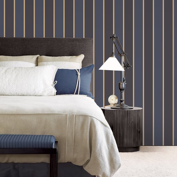 Galerie G67545 Smart Stripes 3 - tapeta w paski o jaśniejszych obramowaniach