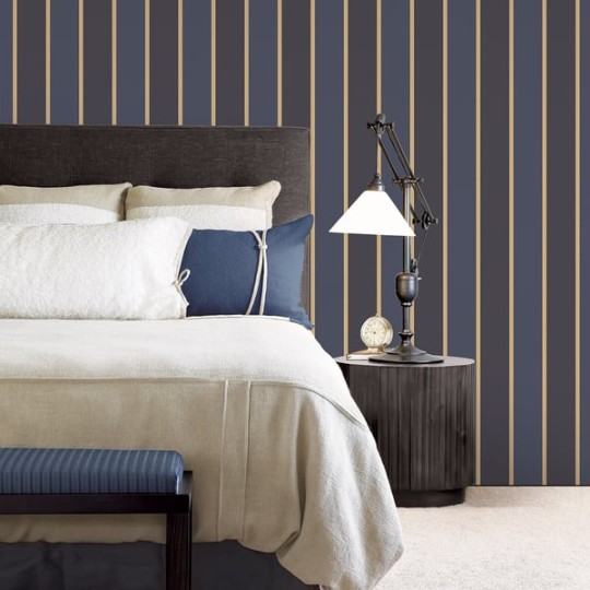 Galerie G67545 Smart Stripes 3 - tapeta w paski o jaśniejszych obramowaniach