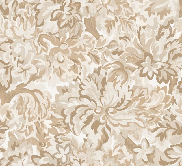 Khroma RHA001 Rhapsody Idilia Ivory - tapeta żakardowa w kwiaty