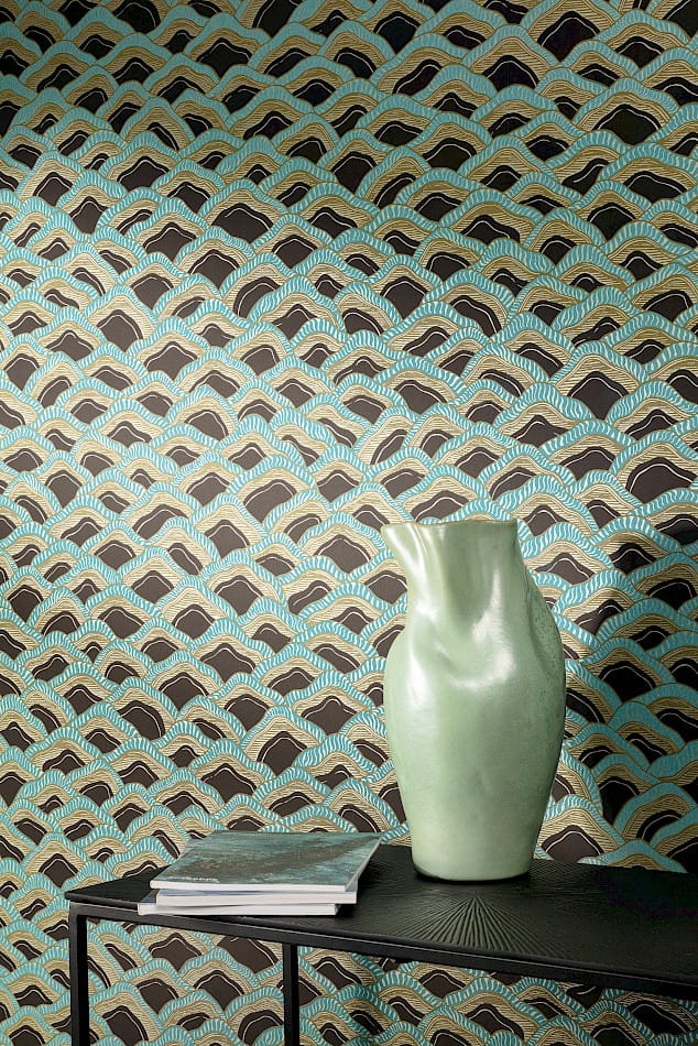 Khroma RHA303 Rhapsody Munro Amazonite - tapeta o wzorze małych wzgórz