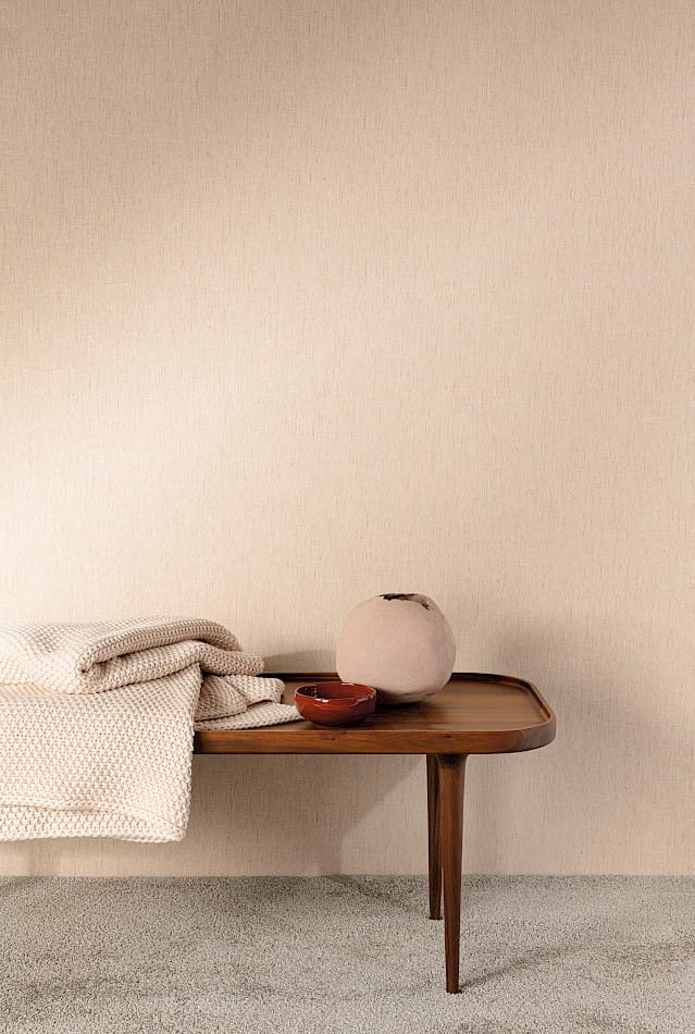 Khroma RHA504 Rhapsody Telis Peach - tapeta imitująca len
