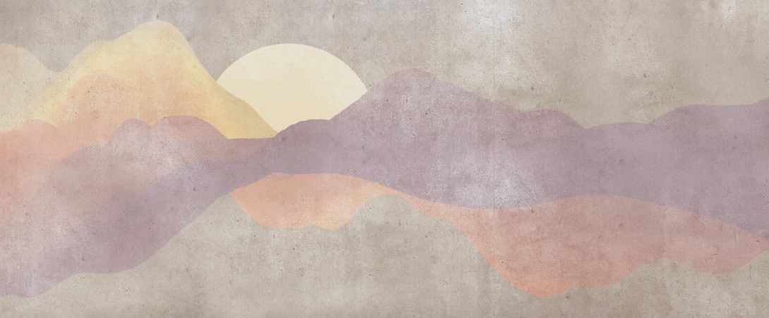 Yo2 LU1.01.2 CR Lucid - mural z krajobrazem gór i księżyca