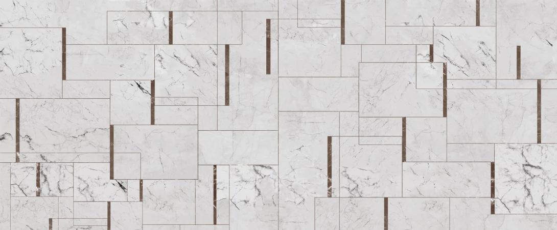 Yo2 CI1.04.2 FF Lineal - geometryczny mural z motywem marmuru