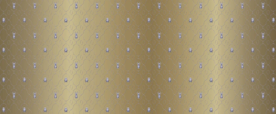 Yo2 KH1.01 SG Khepri - geometryczny mural z motywem skarabeuszy