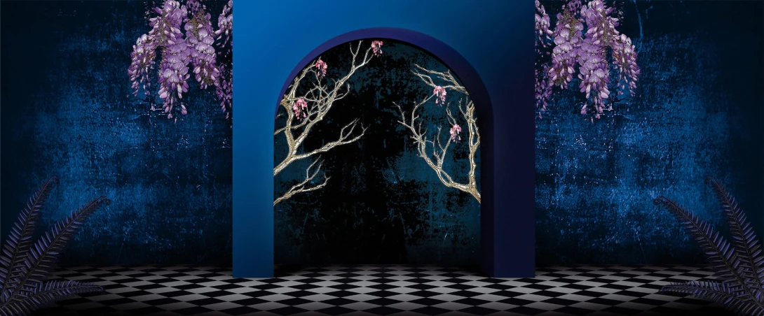 Yo2 GL1.02.2 FF/GL Glorious - mural w łuki i kwiaty