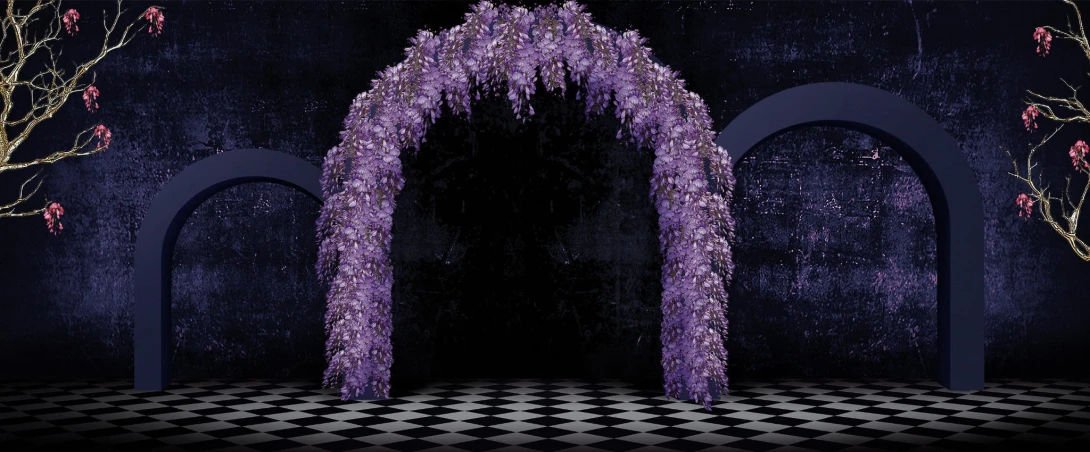 Yo2 GL1.03.2 FF/GL Glorious - mural w łuki i kwiaty