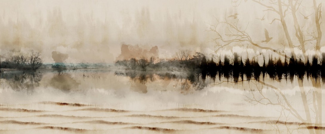 Yo2 ST1.08.1 ES / GL Affection - mural z motywem lasu i ptaków