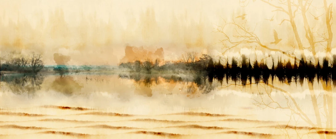 Yo2 ST1.08.2 ES / GL Affection - mural z motywem lasu i ptaków