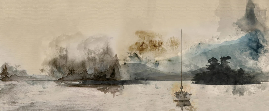 Yo2 ST1.09.1 ES / GL Affection - mural z motywem lasu i wody