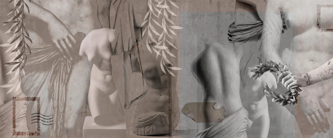 Yo2 TF1.04.1 CR Torso Figures - mural z rzeźbą
