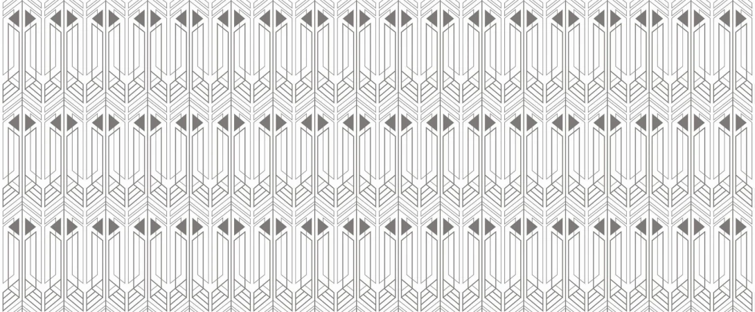 Yo2 MS1.01 IS Mold Stencils - mural geometryczny w metalicznych kolorach