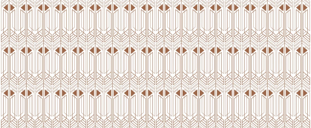 Yo2 MS1.01 MB Mold Stencils - mural geometryczny w metalicznych kolorach