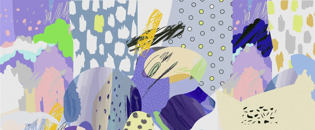 Yo2 FS1.03.1 CR Fluky Spots - abstrakcyjny mural z motywem bazgrołów i kółek