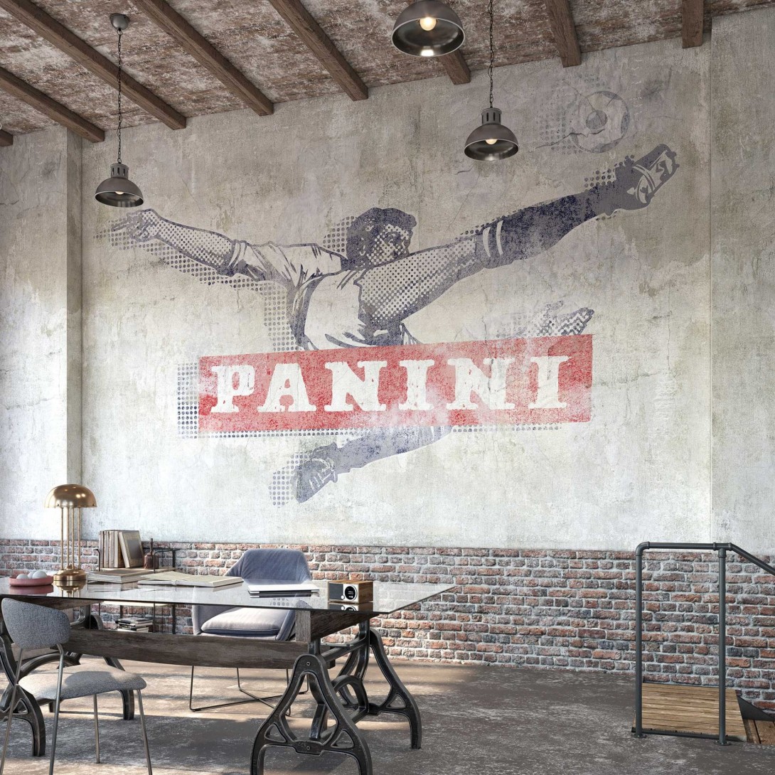 Tecnografica 78896-3 Panini Rovesciata Classica Cappuccino - mural w piłkarza