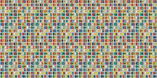 Tecnografica 78893-4 Panini Fantasticker Small - mural w karty ze sportowcami
