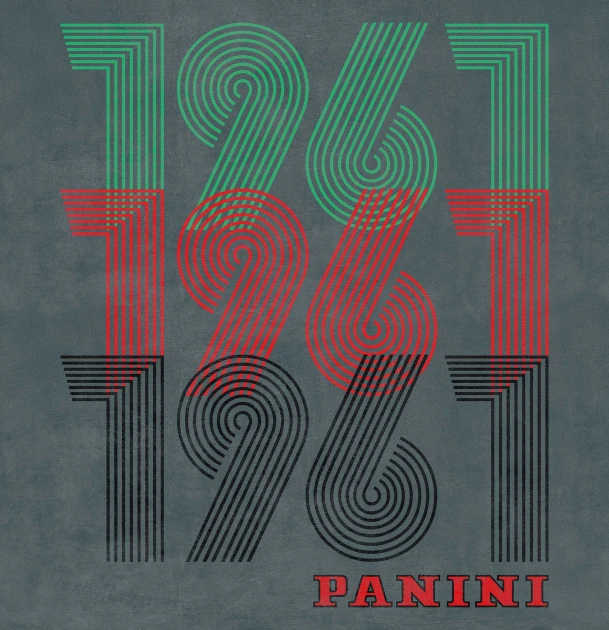 Tecnografica 78882-2 Panini Sessantuno Dark - mural z datą