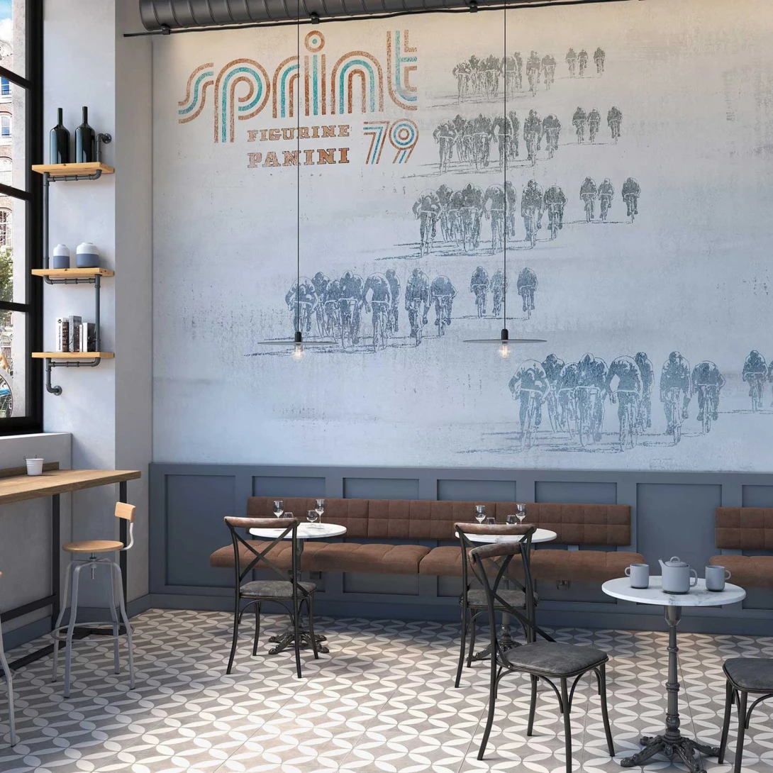Tecnografica 78892-2 Panini Sprint Vintage - mural w kolarzystów