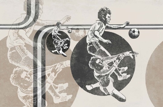 Tecnografica 78885-3 Panini Football 82 Cappuccino - mural w piłkarzy