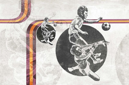 Tecnografica 78885-4 Panini Football 82 Sport - mural w piłkarzy