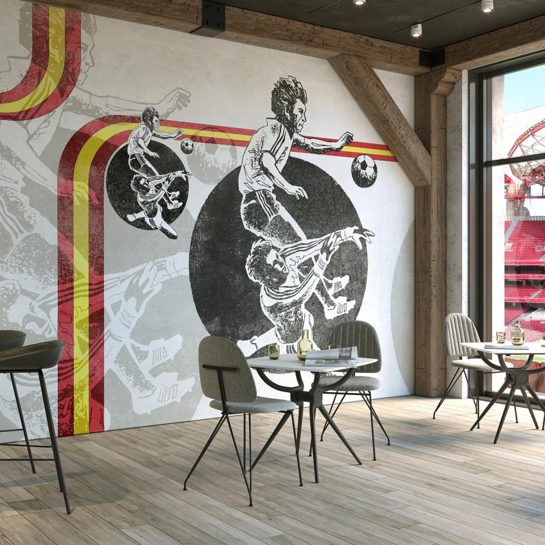 Tecnografica 78885-4 Panini Football 82 Sport - mural w piłkarzy