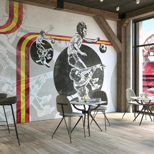 Tecnografica 78885-4 Panini Football 82 Sport - mural w piłkarzy