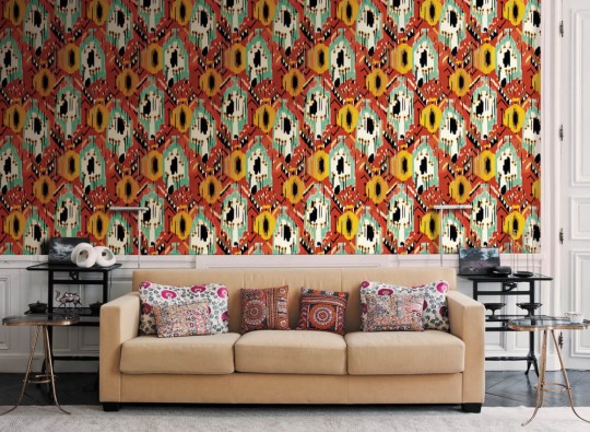 J&V 6402 171 Ikat Tribu’ - tapeta etniczna