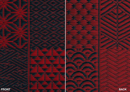 J&V 6302 453 Igusa Hiroma - dwustronna tapeta patchworkowa