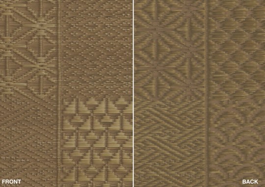 J&V 6306 453 Igusa Hiroma - dwustronna tapeta patchworkowa