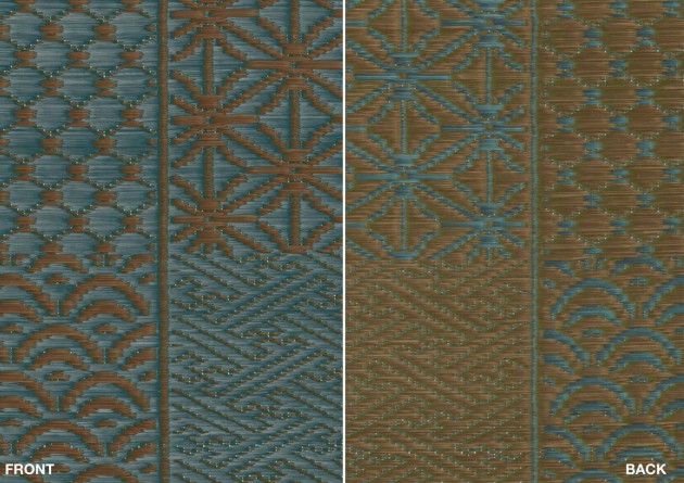 J&V 6310 453 Igusa Hiroma - dwustronna tapeta patchworkowa