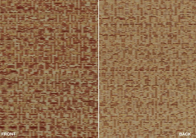 J&V 6346 453 Igusa Chashitsu - dwustronna tapeta ze splotem