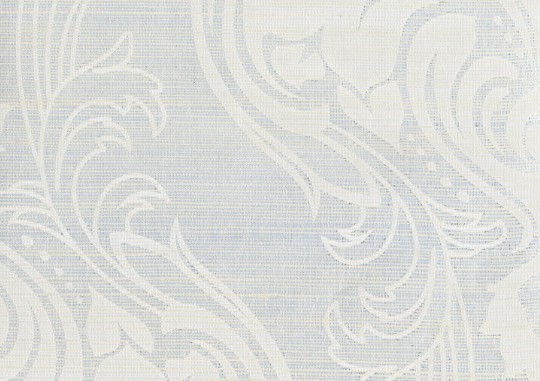 J&V 4700 450 Natural Elegant Straw - tapeta w roślinne medaliony na tle imitującym tkaninę