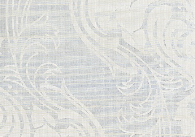 J&V 4700 450 Natural Elegant Straw - tapeta w roślinne medaliony na tle imitującym tkaninę