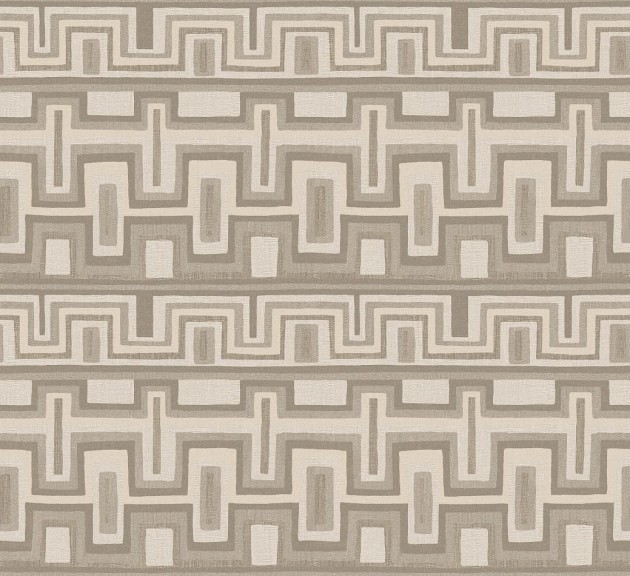 Khroma AMA001 Amani Morelos Linen - tapeta w geometryczny wzór na tle imitującym tkaninę