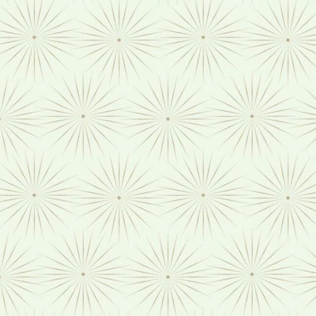 York BO6692 Antonina Vella Boho Luxe Starlight White/Warm Silver - tapeta w metaliczne gwiazdy