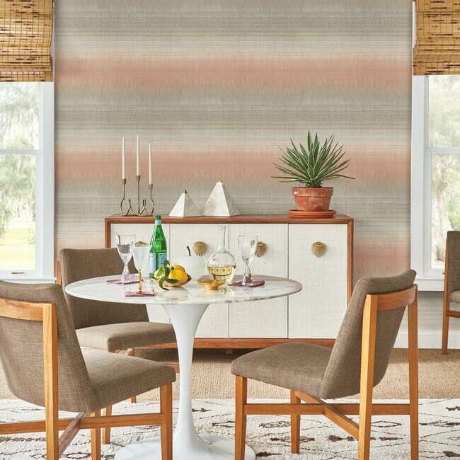 York BO6621 Antonina Vella Boho Luxe Desert Textile Canyon - tapeta w etniczny wzór z efektem ombre