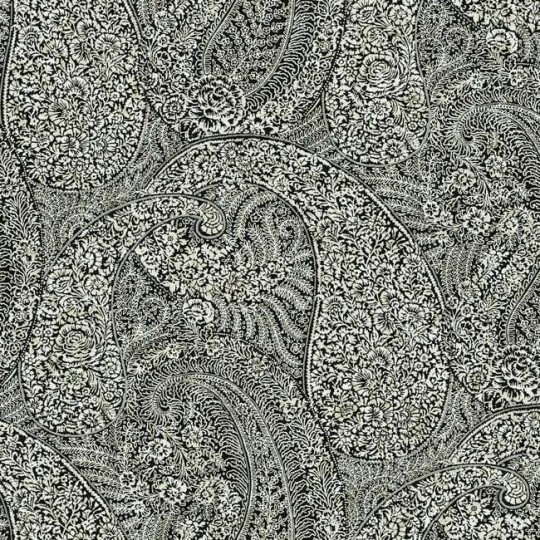 York BO6654 Antonina Vella Boho Luxe Kashmir Dreams Paisley Black - tapeta w motyw paisley