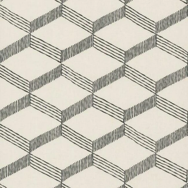York BO6721 Antonina Vella Boho Luxe Palisades Paperweave Beige/Black - tapeta geometryczna trójwymiarowa